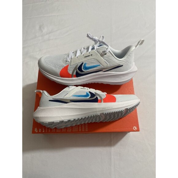 New Youth Size 6Y White Nike Air Zoom Pegasus 40 PR GS Running Shoes FB8866 100 - Picture 3 of 10